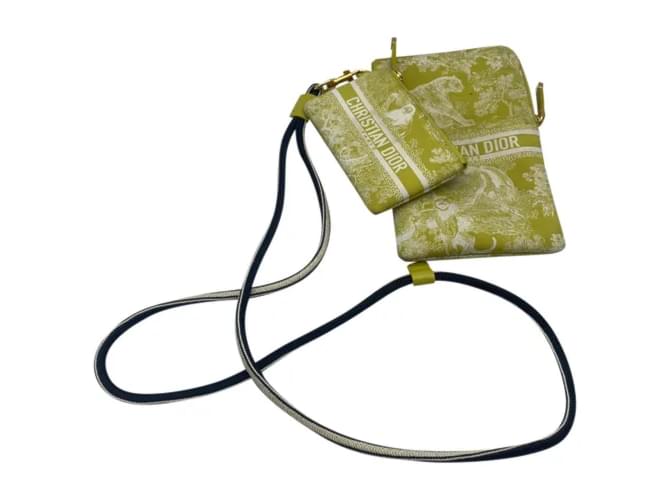 DIOR  Handbags T.  cloth Yellow  ref.837530