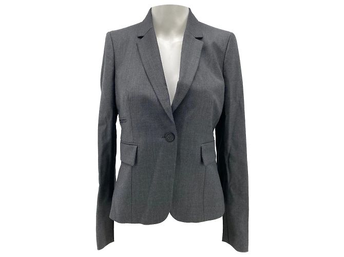 JOSEPH Jacken T.fr 40 Wolle Grau