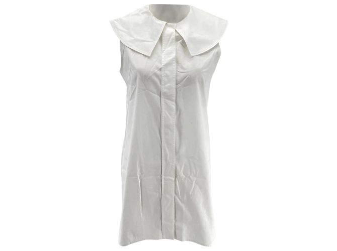 Autre Marque LOULOU STUDIO Vestidos T.Algodón Internacional XS Blanco