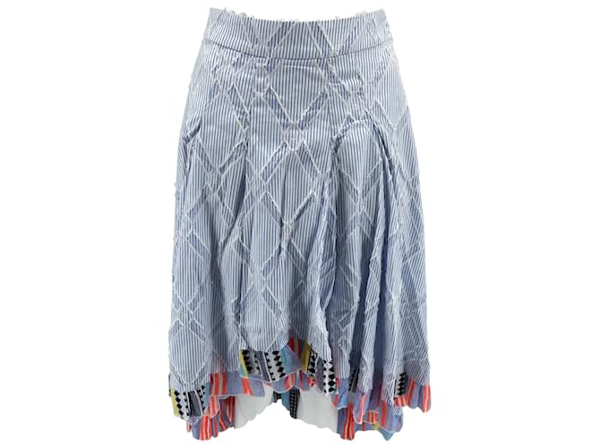 Autre Marque LEMLEM  Skirts T.International XS Cotton Blue  ref.837648