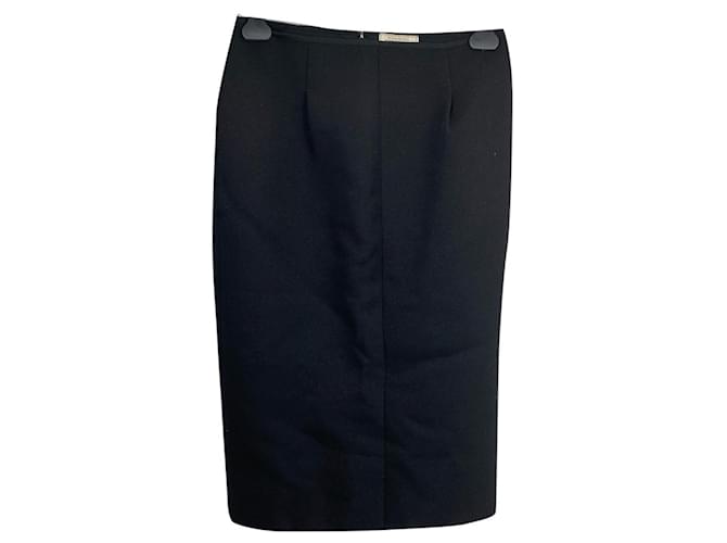 NINA RICCI  Skirts T.fr 36 WOOL Black  ref.837653