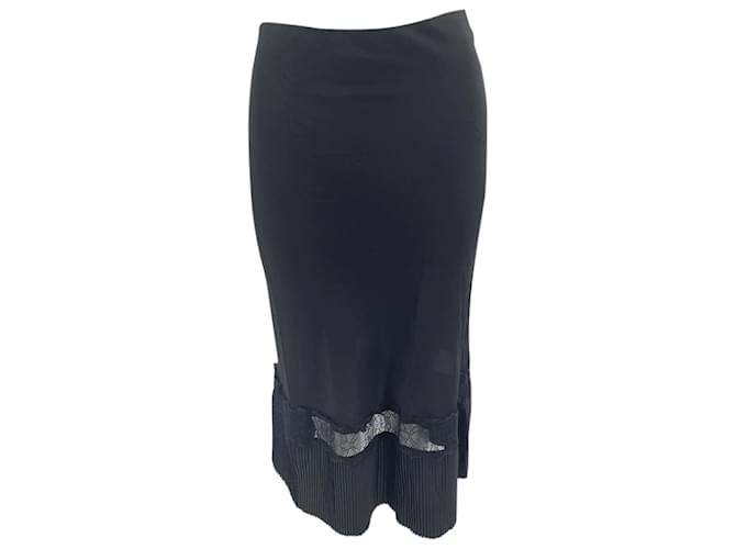 Autre Marque SLEEPING WITH JACQUES  Skirts T.US 1 silk Black  ref.837662