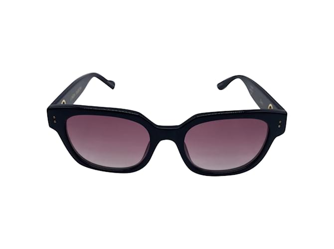 LINDA FARROW Gafas de sol T.  el plastico Negro Plástico  ref.837707