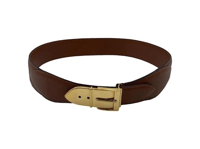 GUCCI  Belts T.cm 75 Leather Camel  ref.837726