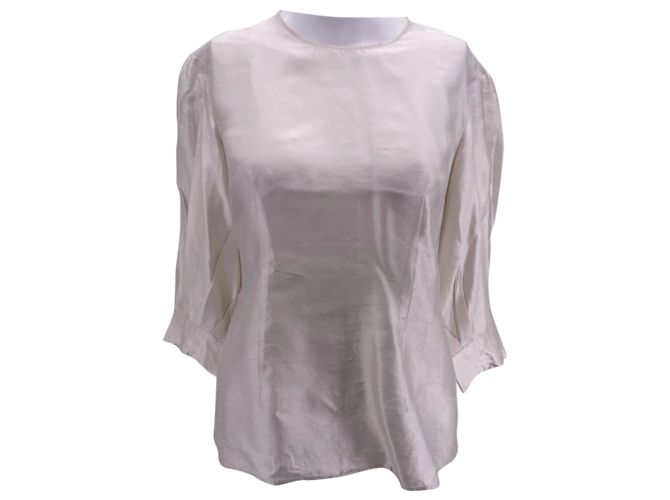 Autre Marque DEITAS Tops T.fr 36 Seda Cru