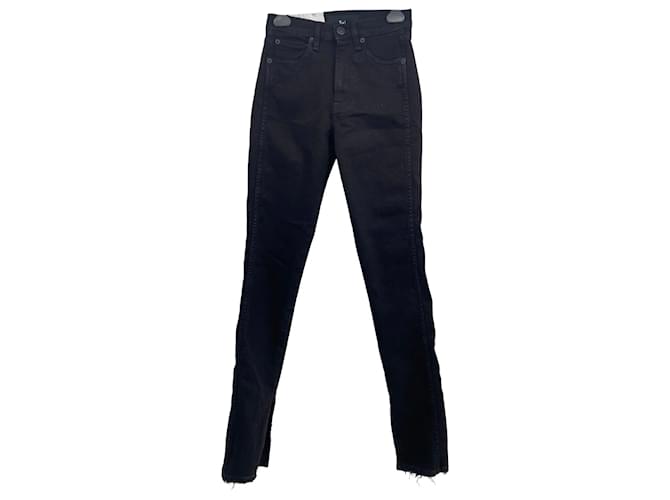 Autre Marque 3x1  Jeans T.US 24 Baumwolle - Elasthan Schwarz  ref.837973