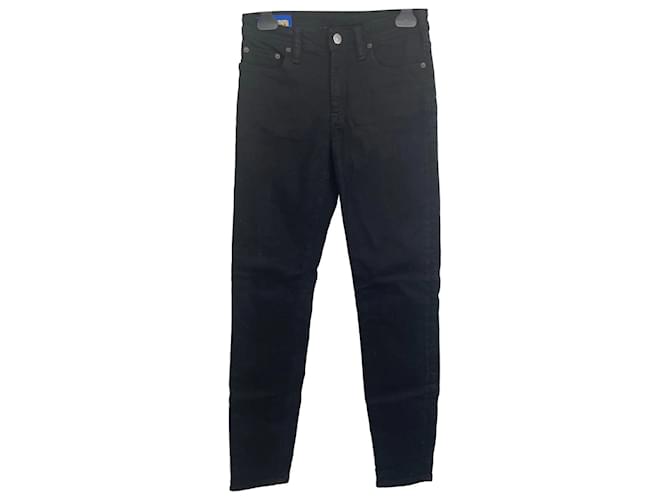 ACNE STUDIOS Jeans T.US 25 Cotone - elastan Nero  ref.837975