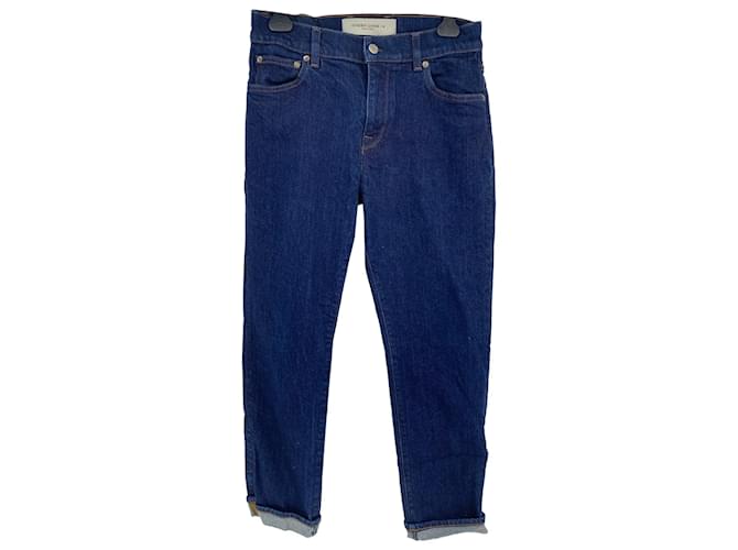 GOLDEN GOOSE Jeans-T.US 26 Baumwolle Marineblau  ref.837988