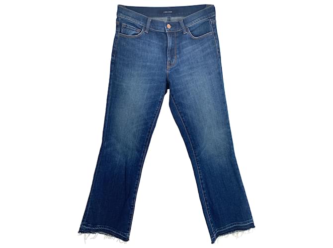J Brand J MARQUE Jeans T.US 28 cotton Coton Bleu Marine  ref.837994