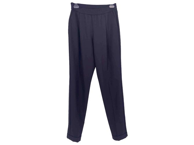 Hugo Boss BOSS Hose T.fr 34 Polyester Schwarz
