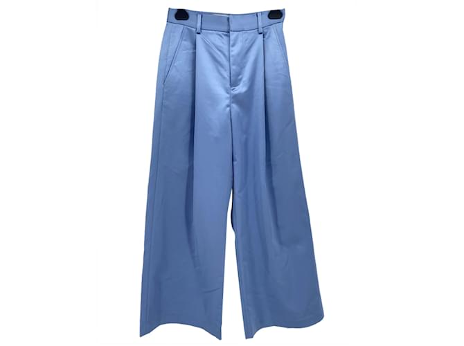 Autre Marque CUSTOMMADE  Trousers T.International XS Polyester Blue  ref.838048