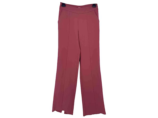 HOSS INTROPIA Pantalon T.fr 34 polyestyer Polyester Rose  ref.838065