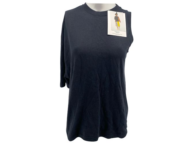 Autre Marque a.W.a.K.E.  Tops T.International S Cotton Black