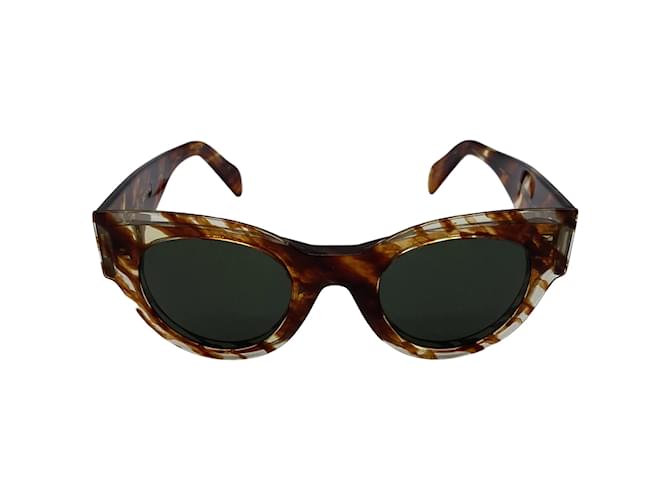 Céline CELINE  Sunglasses T.  plastic Brown  ref.838228