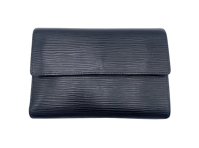 LOUIS VUITTON  Wallets T.  Leather Black  ref.838230