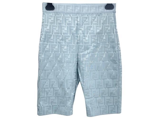 FENDI Shorts T.fr 40 Polyester Blau  ref.838237