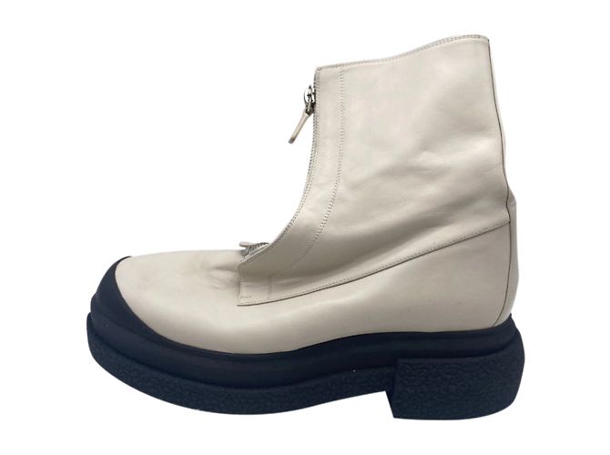 STUART WEITZMAN Ankle boot T.US 8.5 couro de vaca Cru
