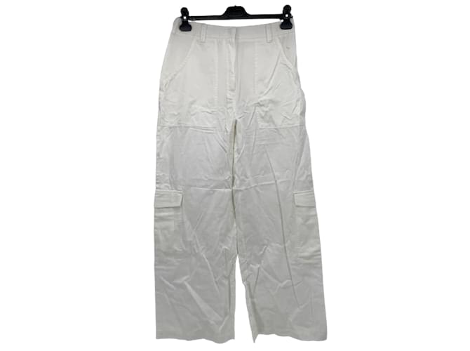 Autre Marque VENROY  Trousers T.International M Cotton White  ref.838314