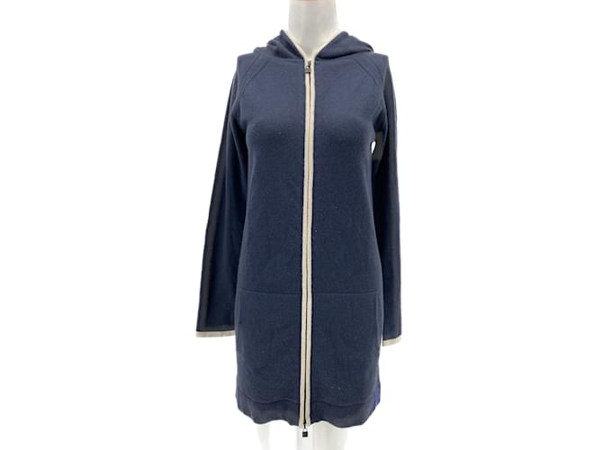 CHANEL  Knitwear T.fr 36 cashmere Navy blue  ref.838340