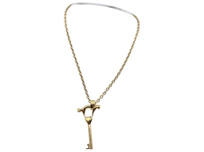 LANVIN  Necklaces T.  gold plated Golden Gold-plated  ref.838402