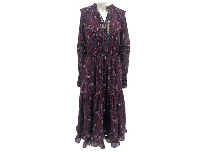 MICHAEL KORS Kleider T.US 2 Polyester Bordeaux