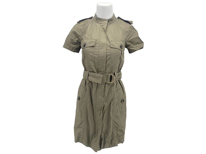 MICHAEL KORS Vestidos T.US 2 Algodón Caqui