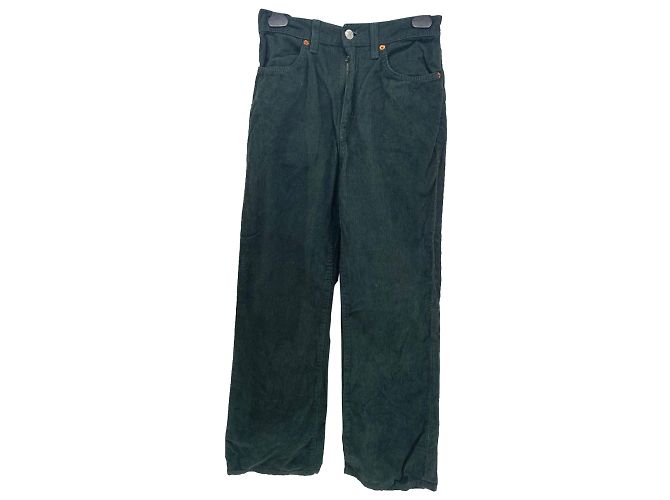 RE/DONE Pantalone T.fr 38 velluto Verde