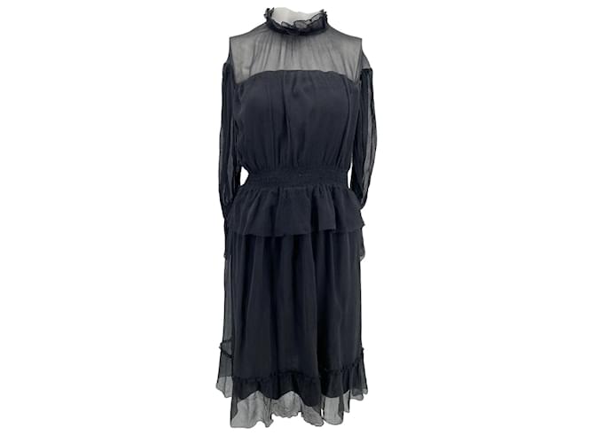 See by Chloé SEE BY CHLOE  Dresses T.fr 38 Viscose Black  ref.838523