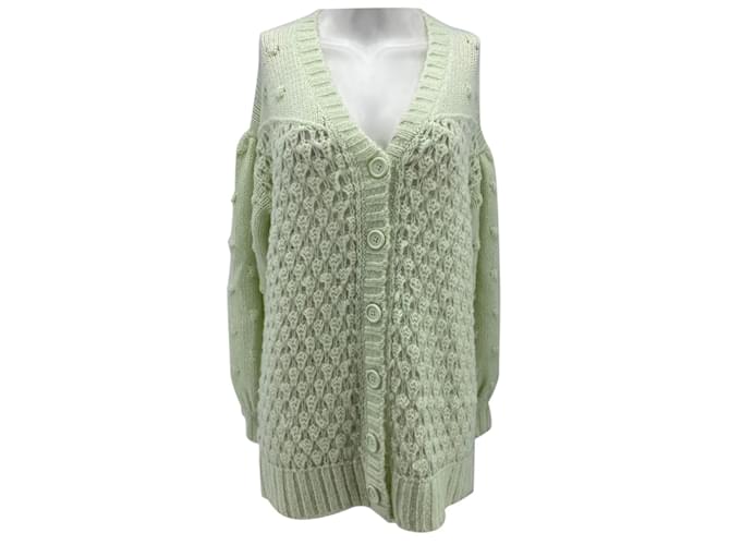 Autre Marque STEELE  Knitwear T.fr 36 WOOL Green  ref.838537