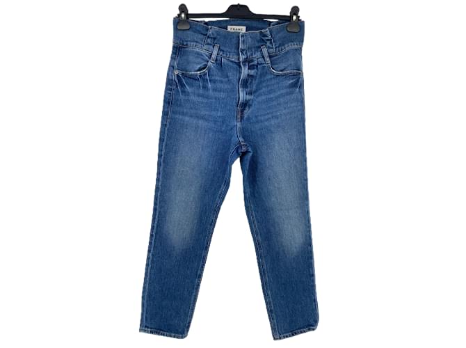 Frame Denim FRAME Jeans T.US 28 Baumwolle Blau  ref.838577