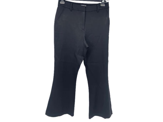 Frame Denim Pantalones Frame T.US 10 Viscosa Negro