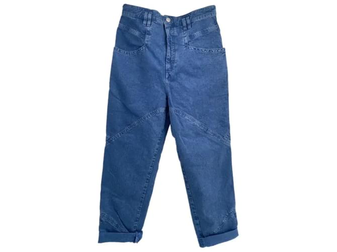 ISABEL MARANT Pantalon T.fr 38 Jeans Bleu  ref.838724
