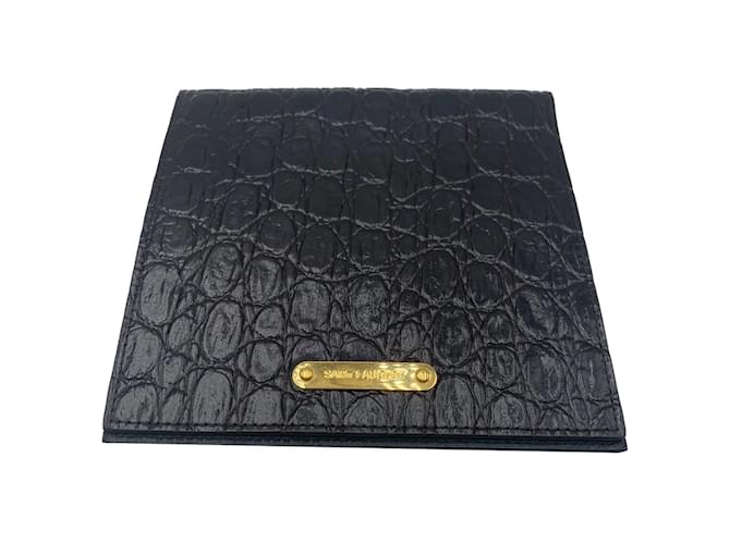 SAINT LAURENT  Purses, wallets & cases T.  Leather Black  ref.838753