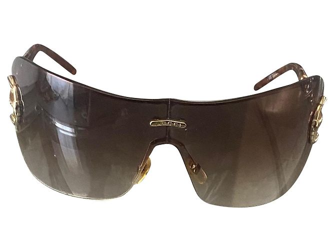 Gafas de sol Gucci Mask Cognac Acetato Coñac