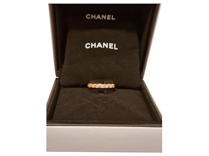Chanel Bagues Coco Crush Amarillo Oro  ref.839003