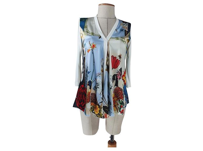Escada Viscose Blouse Top Multi Color Multiple colors