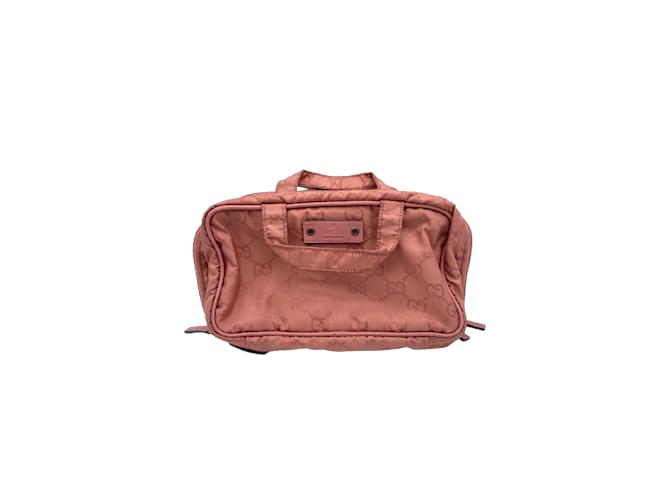 GUCCI Handtaschen T.  Stoff Pink Leinwand  ref.839064
