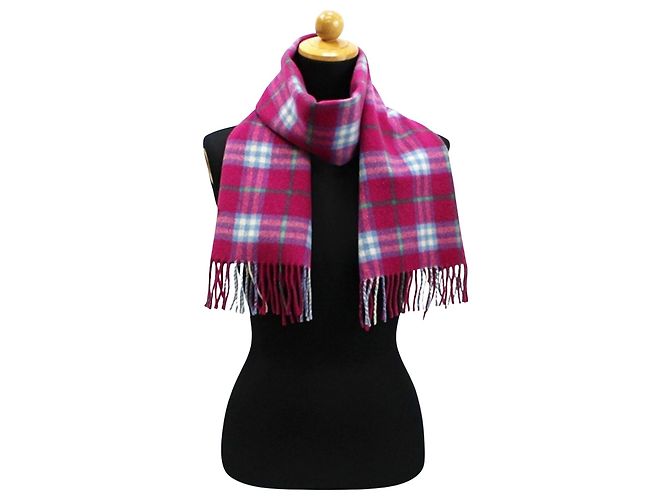 Sciarpe di Seta BURBERRY Rosa Cachemire