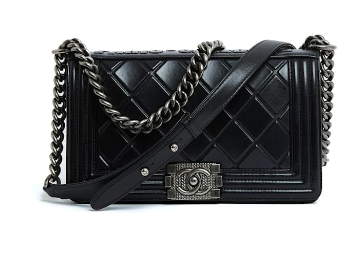 Chanel BOY PRE FALL 15 SALZBURG LTD ED Black Leather  ref.839847
