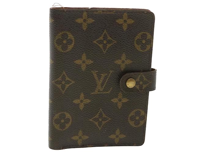 LOUIS VUITTON Monogram Agenda PM Day Planner Cover R20005 LV Auth 37654 Cloth  ref.839909