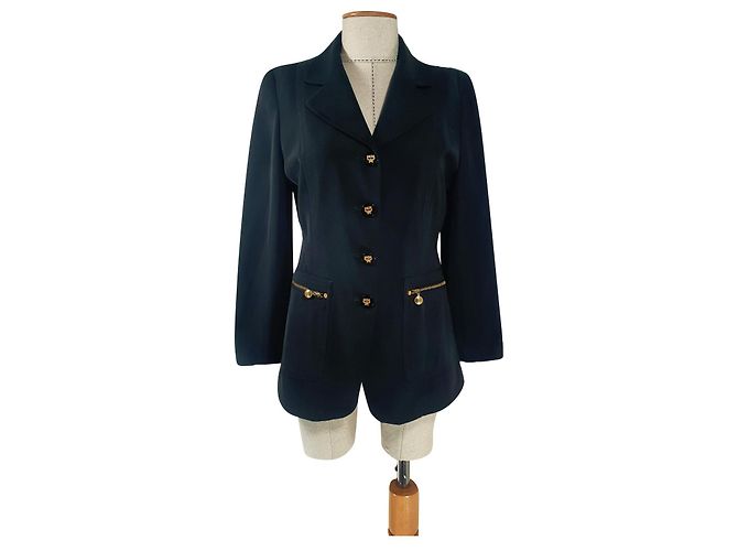 MCM Blazer Schwarz aus Polyester