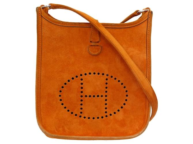 Hermès Evelyne Orange Leather  ref.840332