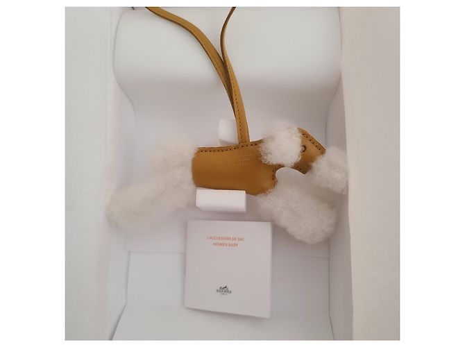 Hermès Amuleto Bolsa Budy Marrom