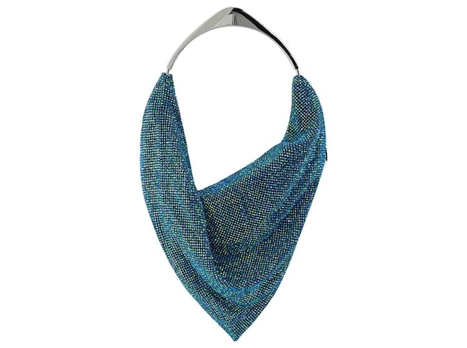 Autre Marque Ursolina Hobo Bag - Benedetta Bruzziches - Blau - Strass  ref.840780