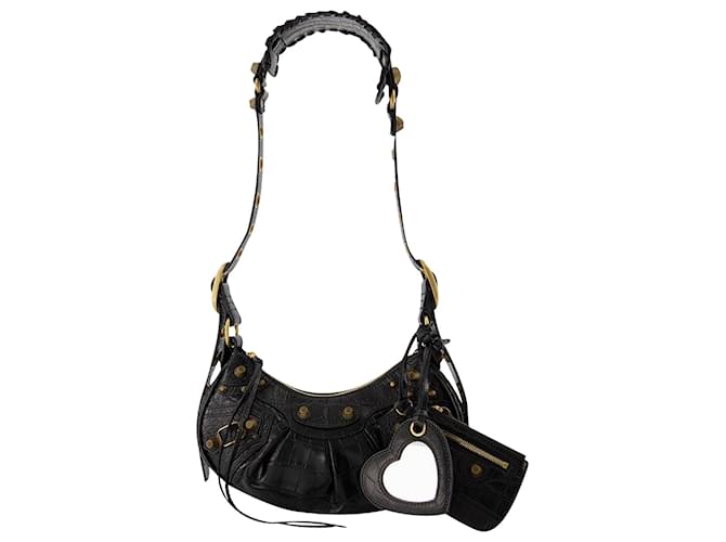 Balenciaga Xs 'le Cagole' Bag in Black