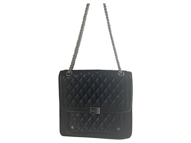 Sac Claudie Pierlot Cuir Noir  ref.840991