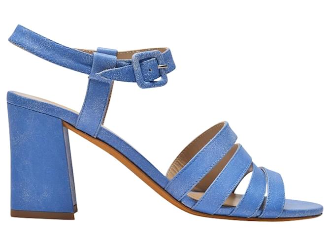 Palma Sandals - Maryam Nassir Zadeh - Stonewash - Leather Blue  ref.841003
