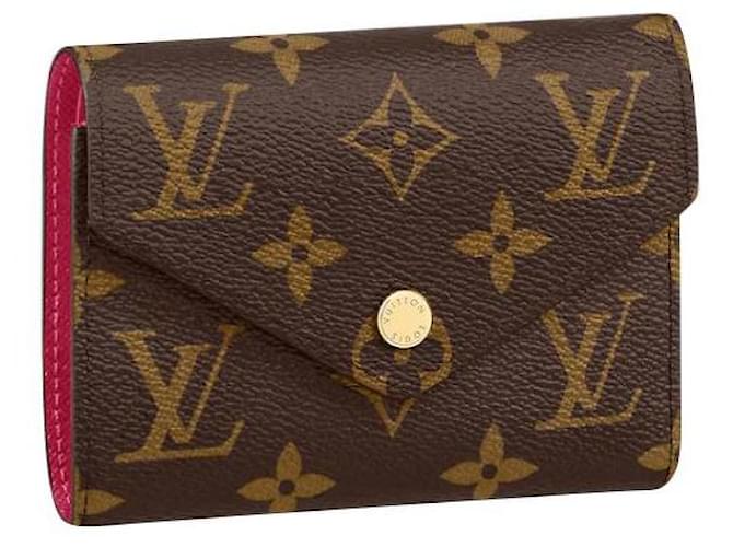 Louis Vuitton Portafoglio LV Victorine nuovo Fuschia Tela  ref.841159