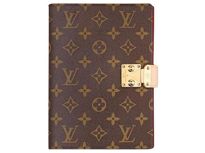 Louis Vuitton LV Notebook Cover Paul MM new Red Cloth  ref.841165