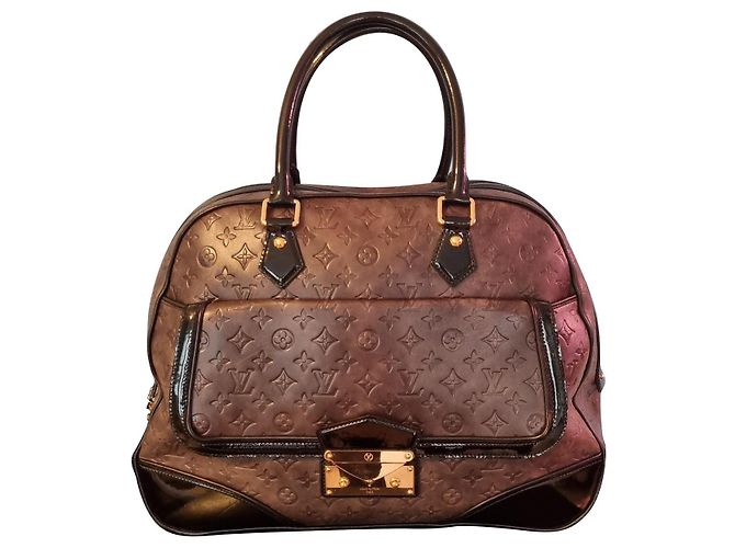 Bowling Bolsa de pasarela de Louis Vuitton Castaño